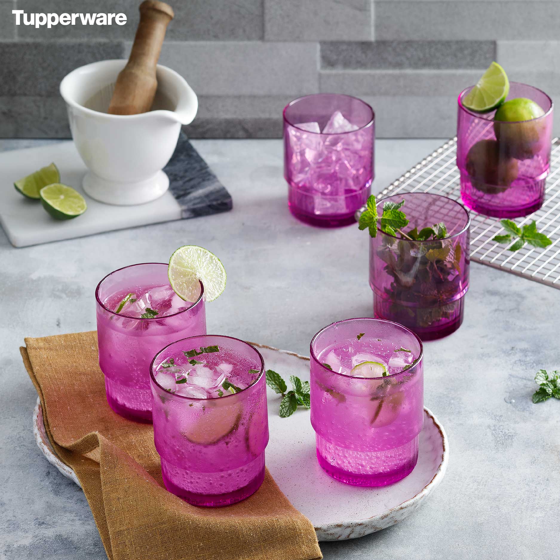 [HCM]Ly Crystal Tumbler TUPPERWARE CHÍNH HÃNG