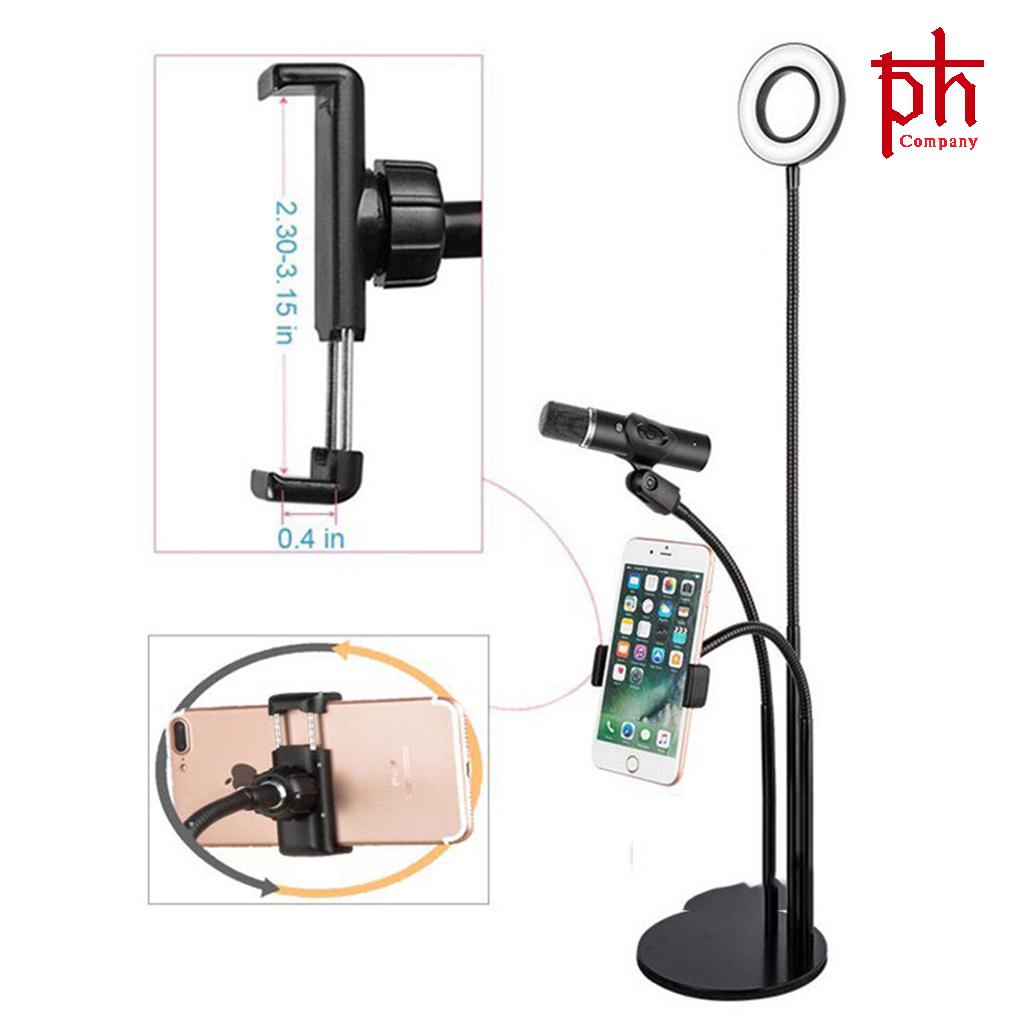 [HCM]Combo Giá Đỡ Livetream 3IN1 Kèm Micro Livetream-3 Chế Độ Đèn