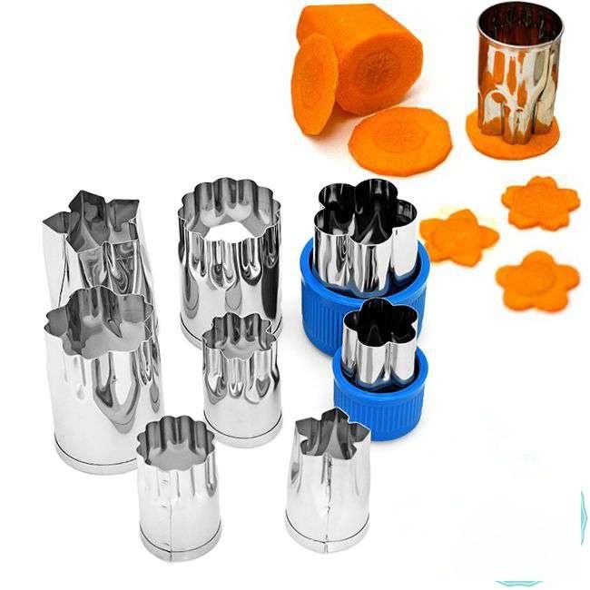 [SALE] Bộ dụng cụ cắt tỉa rau củ quả 8 món - Dụng cụ cắt tỉa hoa quả đa năng - Khuôn tạo hình rau củ quả