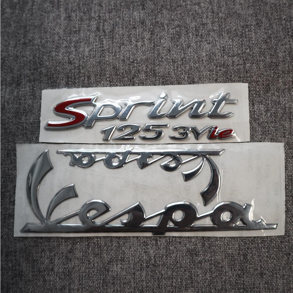 Bộ tem chữ nổi vespa sprint 125 3vie zin sắc nét