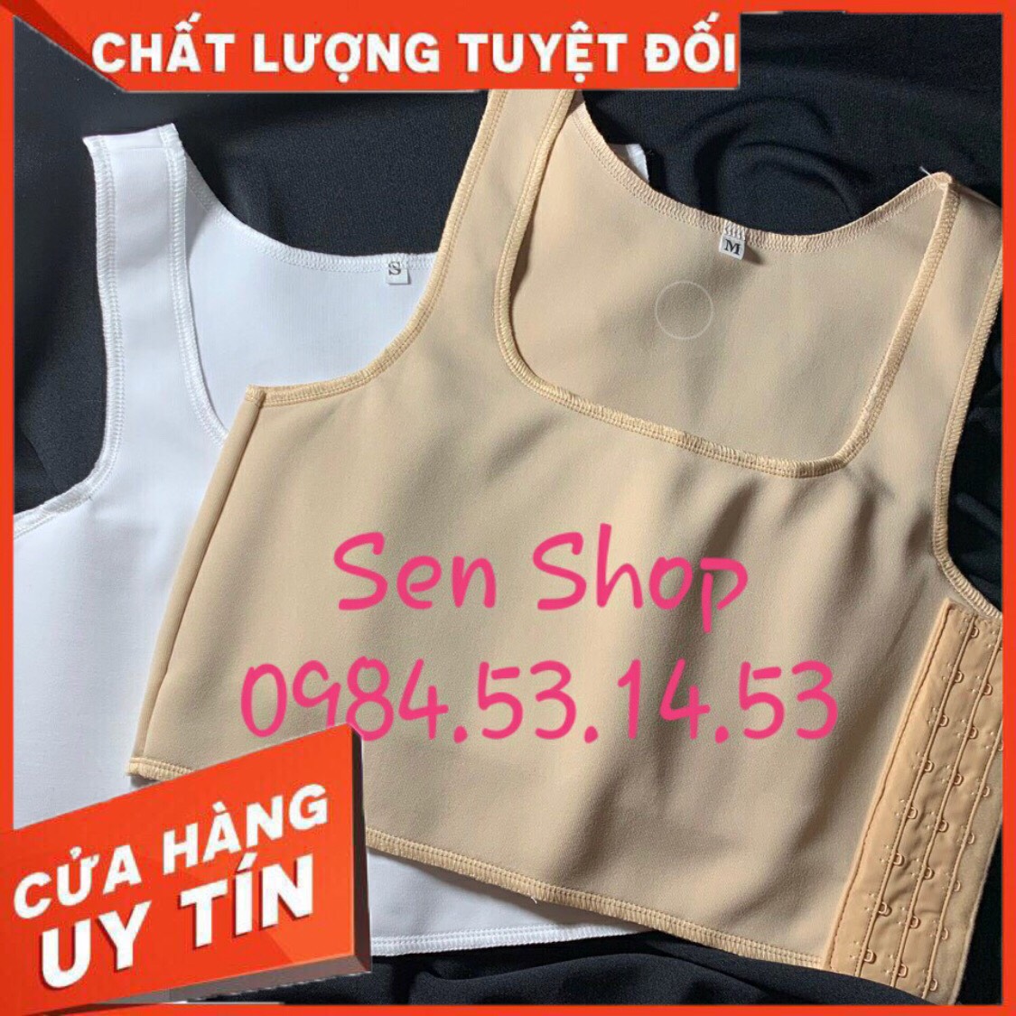Áo nịt ngực tomboy ngắn không viền