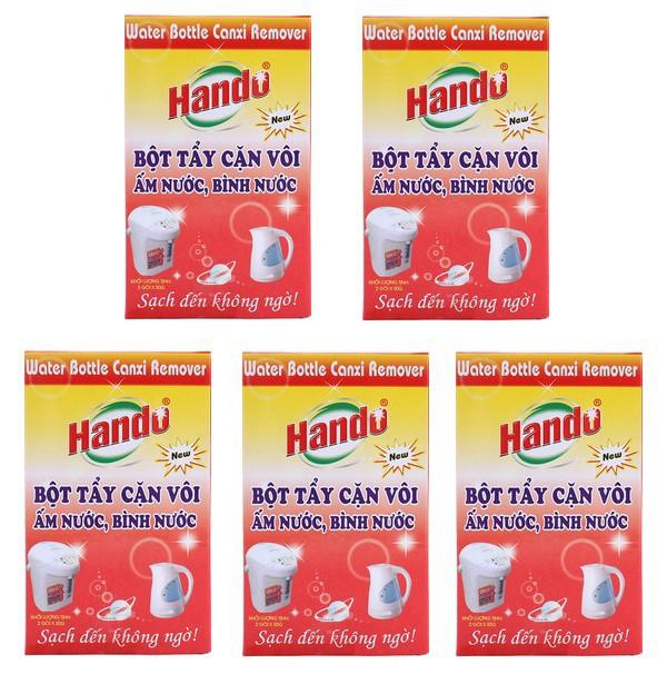 [HCM]Bột tẩy cặn vôi ấm nước bình nước Hando