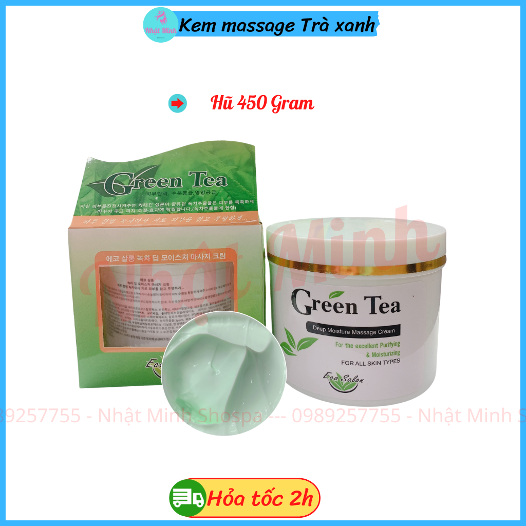 Kem massage Trà Xanh Green Tea HQ