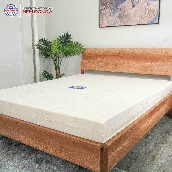 Nệm 1m6 x 2m x 10cm cao su thiên nhiên gold đông á _ cao cấp _hàng chính hãng 100%