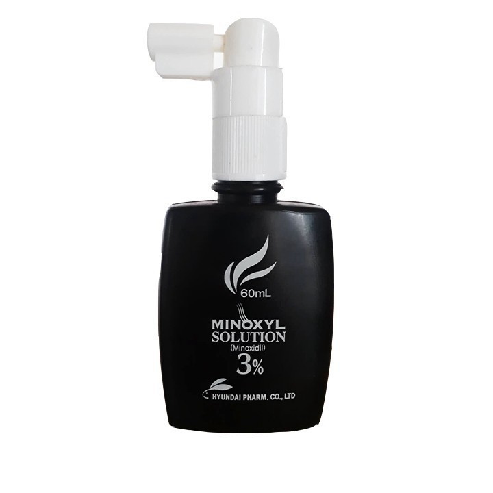 Xịt kích mọc tóc Minoxyl Solution 3%, hỗ trợ điều tri rụng tóc, hói