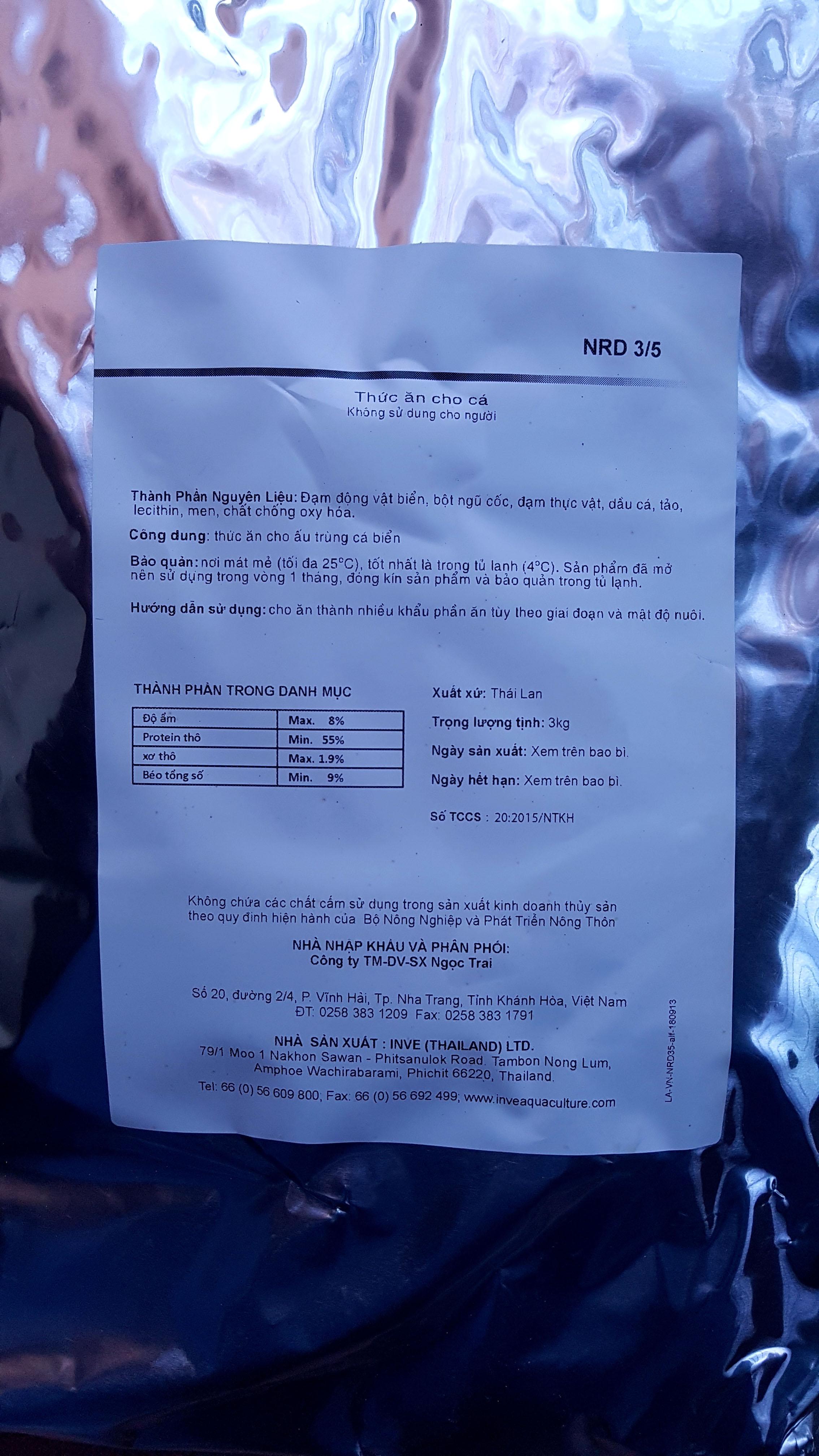 Cám Thái 3/5 - Thức Ăn Cho Cá Cảnh (500g)
