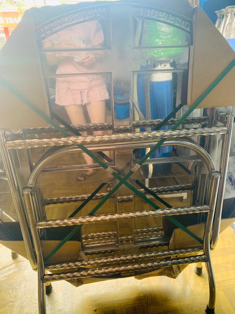 Bàn tròn inox 1m2 (bàn chất lượng)