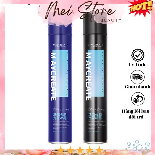 [GIẢM 5% ĐƠN 129K][HCM]Keo Xịt Tóc Maycreate Gather Beauty 420mL
