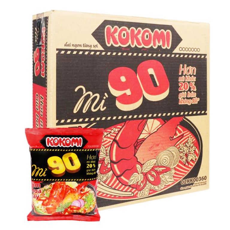 Mì KOKOMI tôm chua cay 90g
