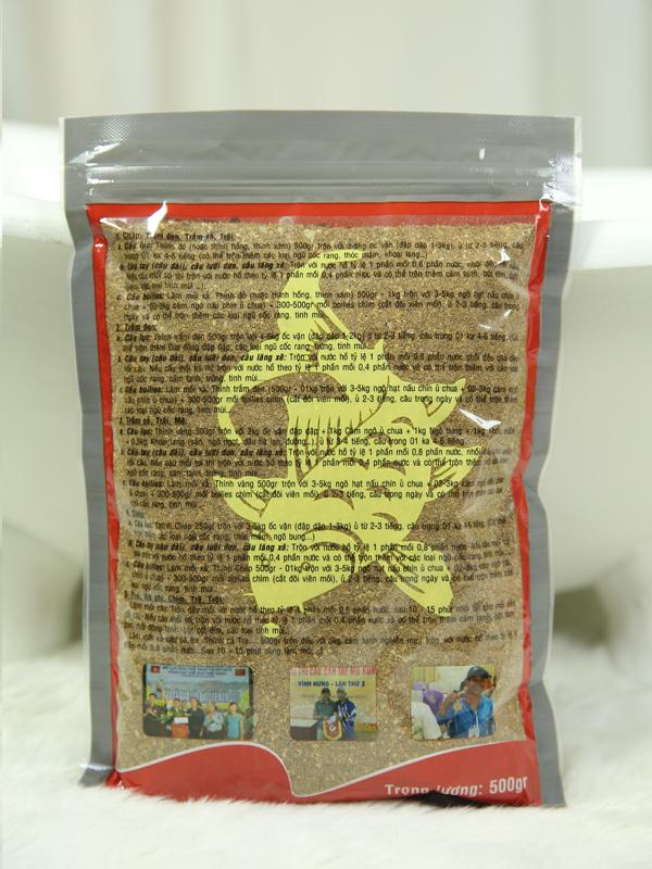 Mồi câu cá Rô phi ( 500g ) chuyên câu cá rô phi - Mồi câu cá Hùng Vương