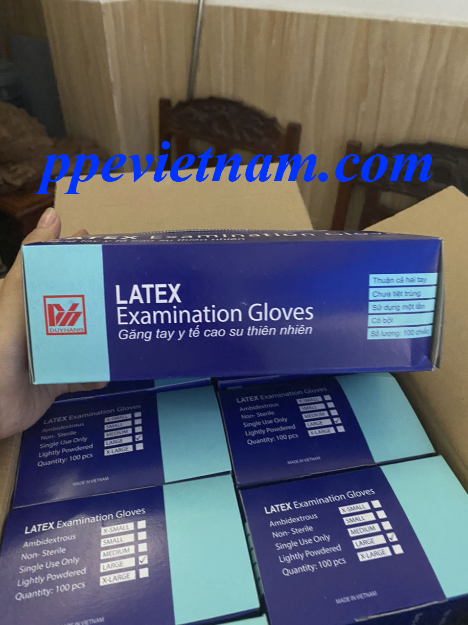 GĂNG TAY LATEX DUY HÀNG