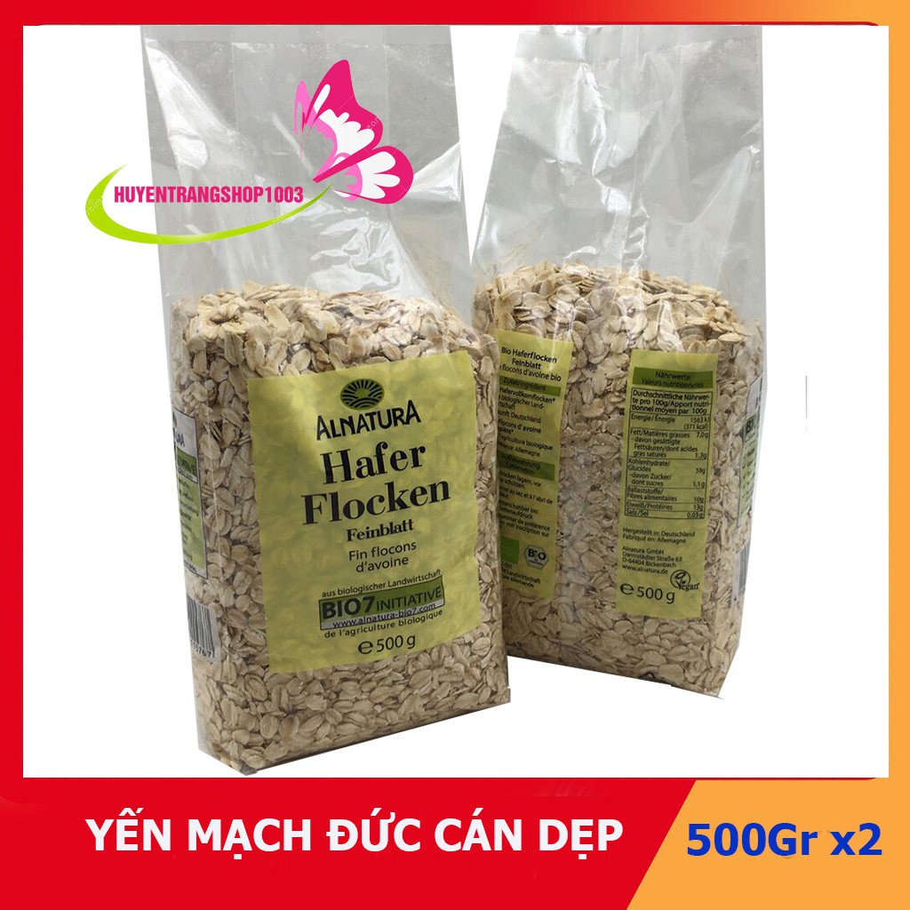 [HCM]Yến Mạch Hữu Cơ Cán dẹt loại 1kg