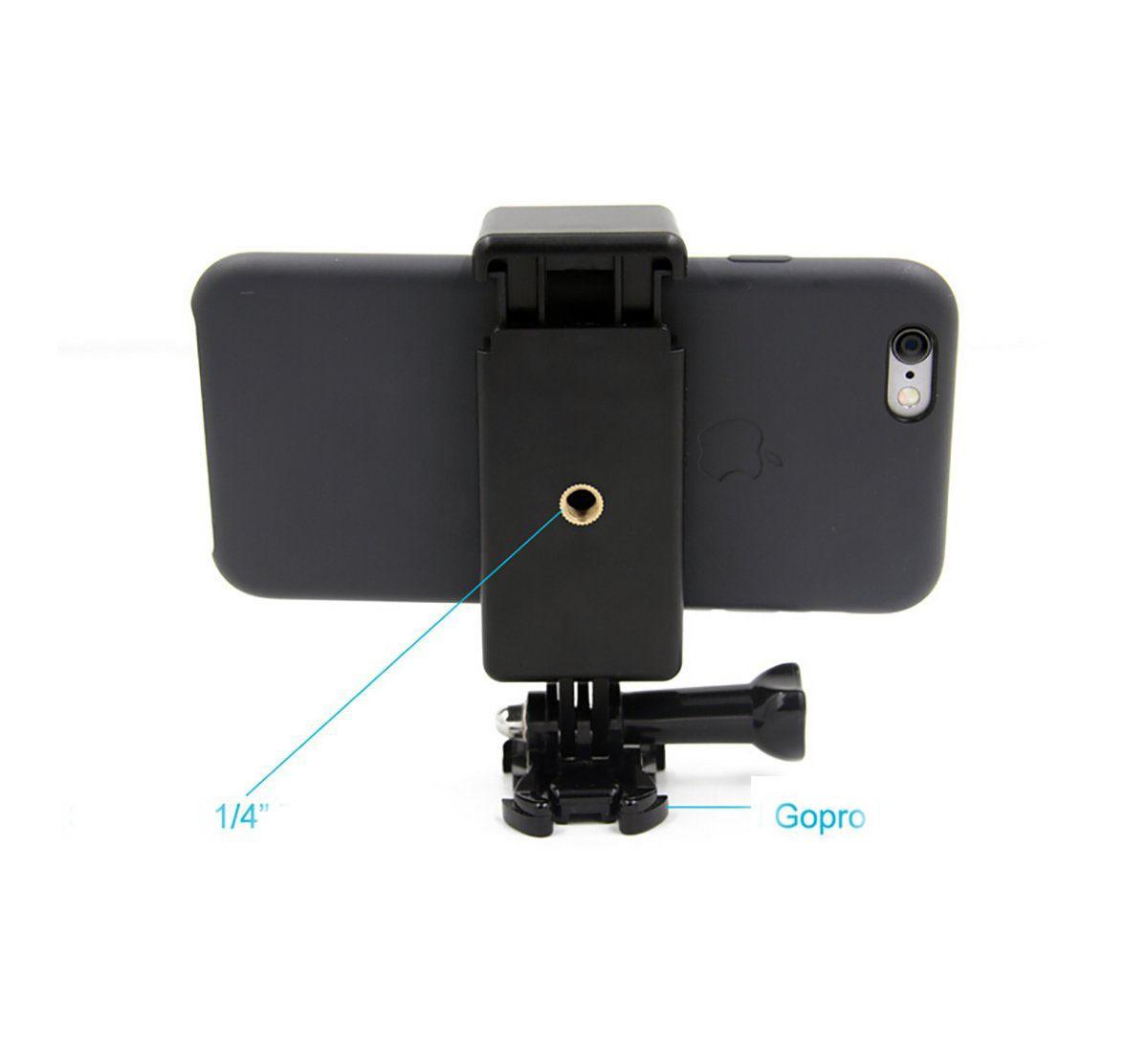 Đầu kẹp điện thoại gắn mount GoPro