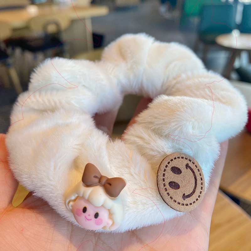 Cột tóc lông mềm hình con vật cute