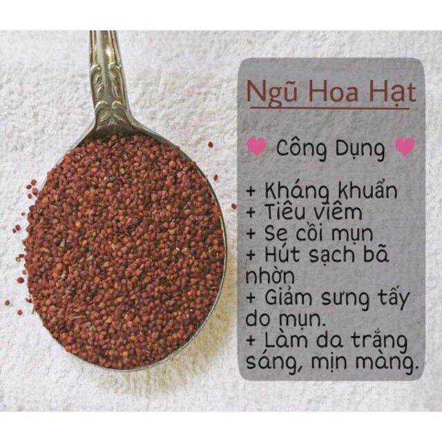 1kg hạt ngũ hoa (hạt đình lịch) hạt to nguyên chất handmade.