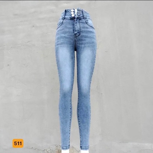 Quần jean nữ ôm body - quần jeans nữ lưng cao co giãn - quần bò nữ cạp cao kiểu mới siêu hot thời trang cao cấp Ohlala Fashion - MQ622