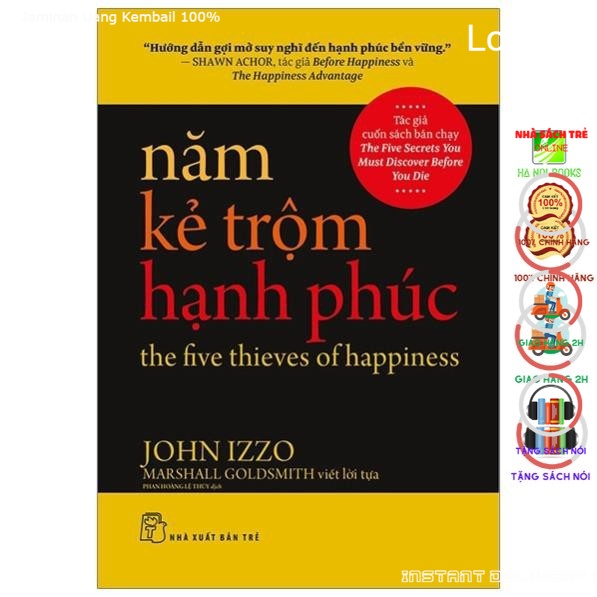 Sách - năm kẻ trộm hạnh phúc - the five thieves of happiness - nxb trẻ