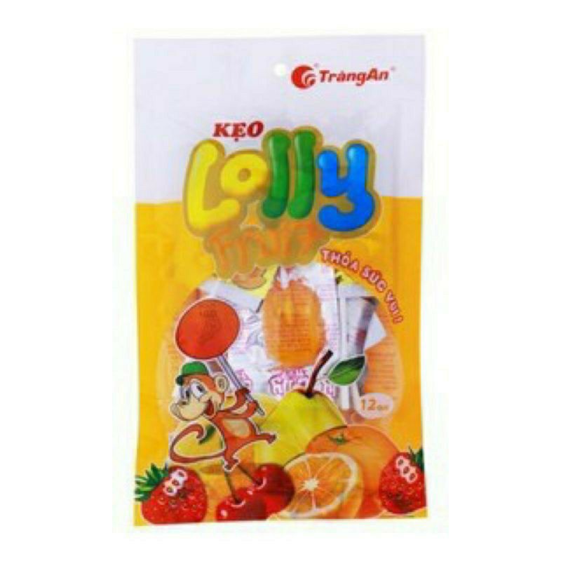 Túi 12 Chiếc Kẹo Mút Loly Hoa Quả ( Sỉ Đồ Trẻ Em)