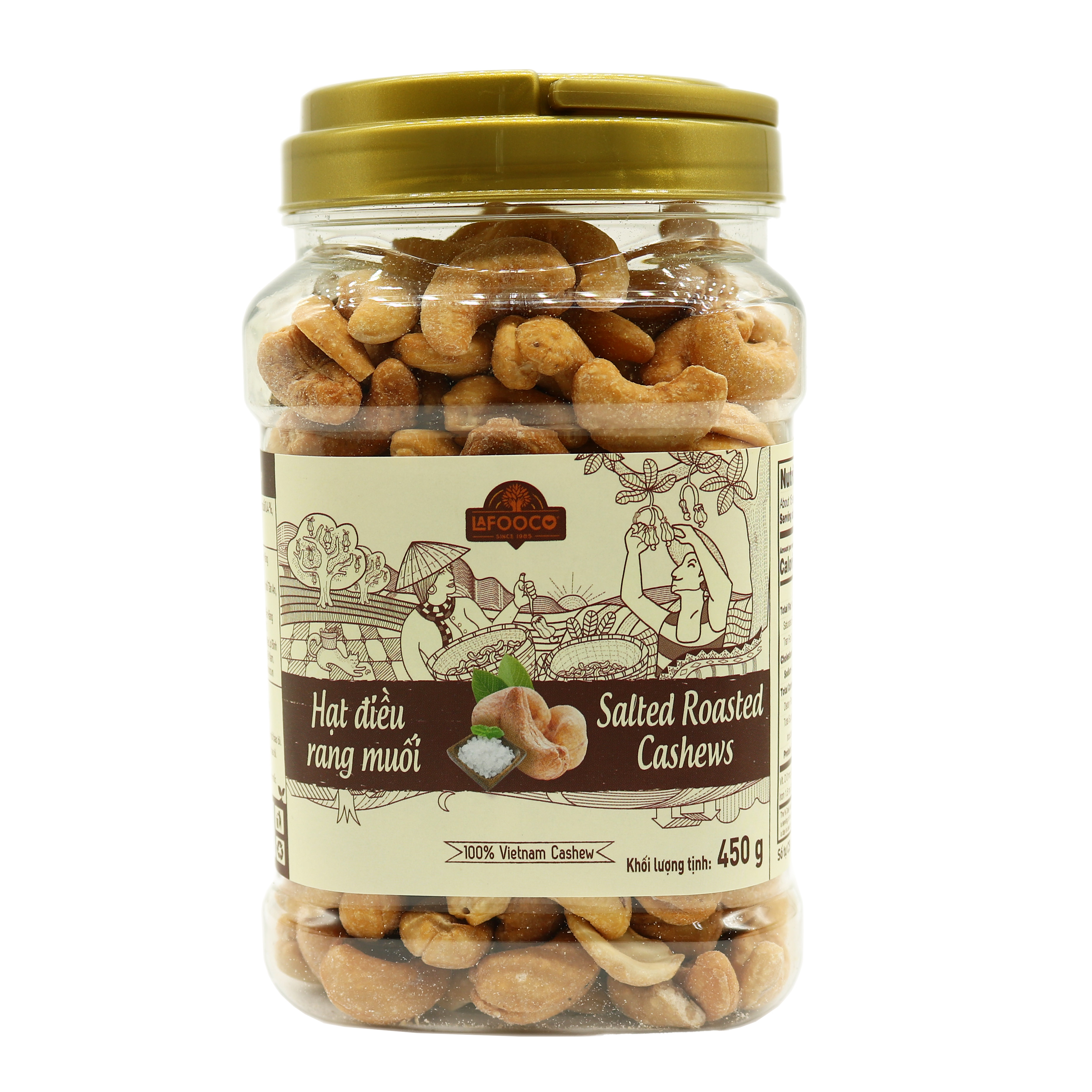 Salted Roasted Cashew nuts LAFOOCO 450g