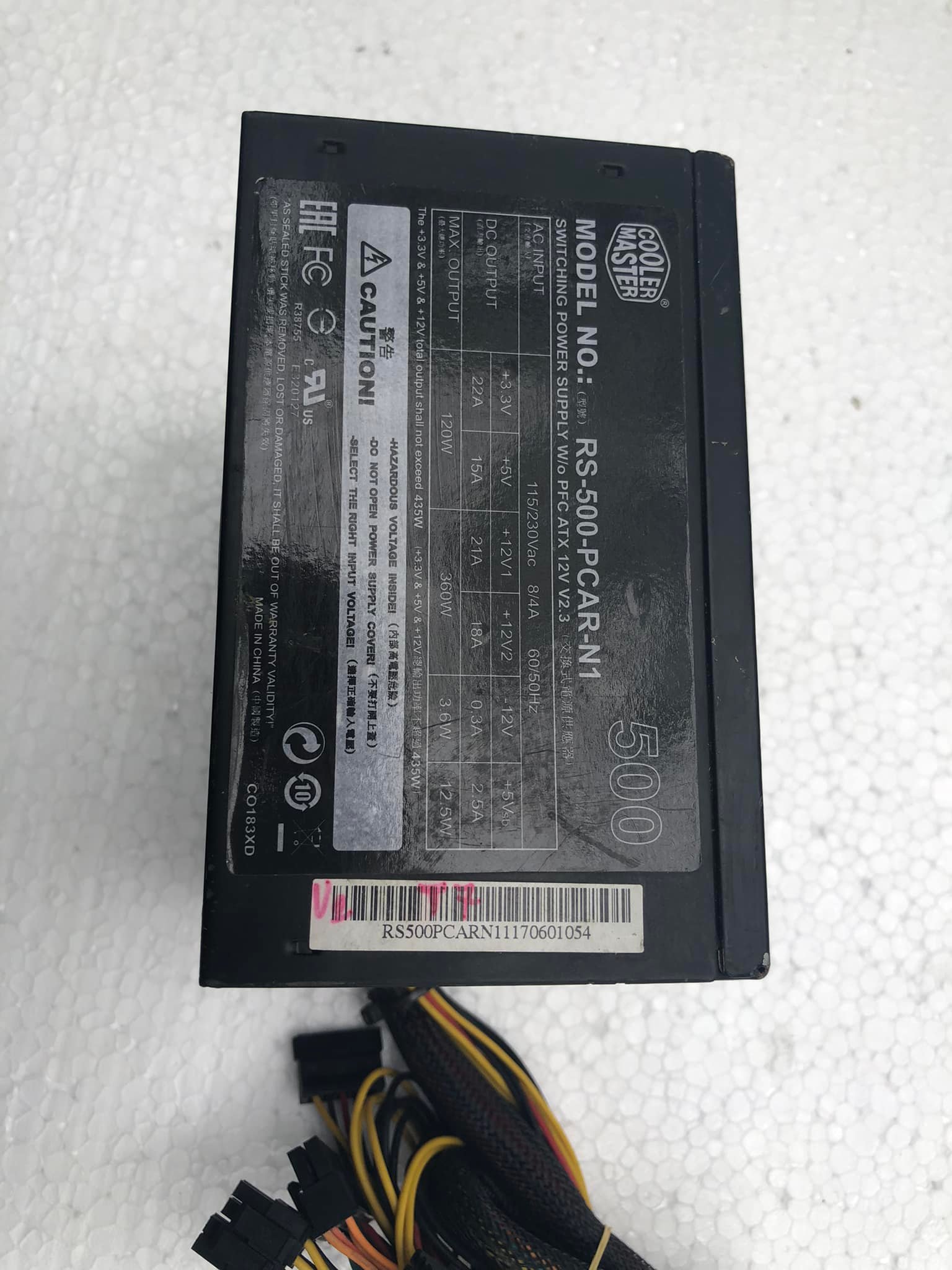 {SALE}Bộ nguồn máy tính PC COOLER MASTER RS500 Công suất thật