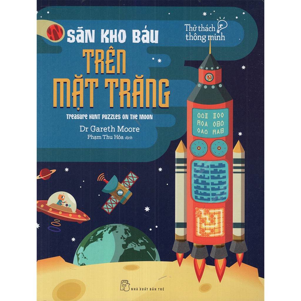 Sách - Thử Thách Thông Minh:Săn Kho Báu Trên Mặt Trăng