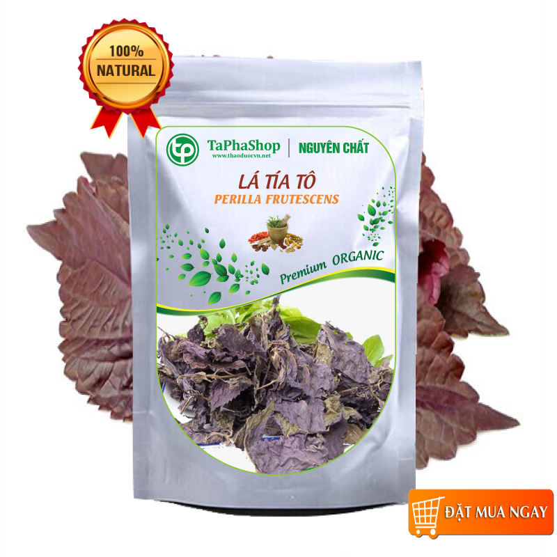 Tía tô sấy khô 500g Thân lá tía tô khô - tấn phát