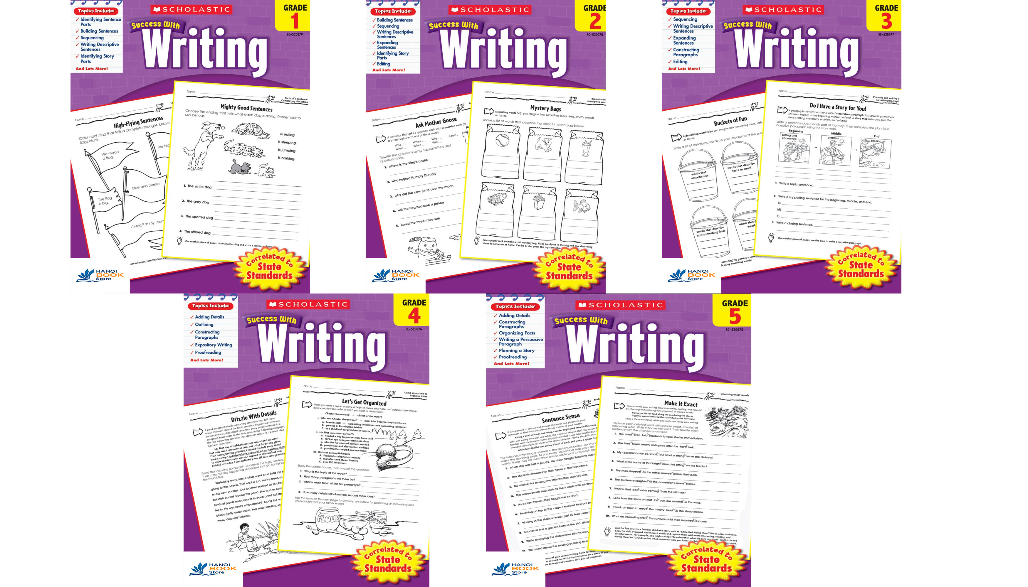 Scholastic Success With Writing Grade 1-5