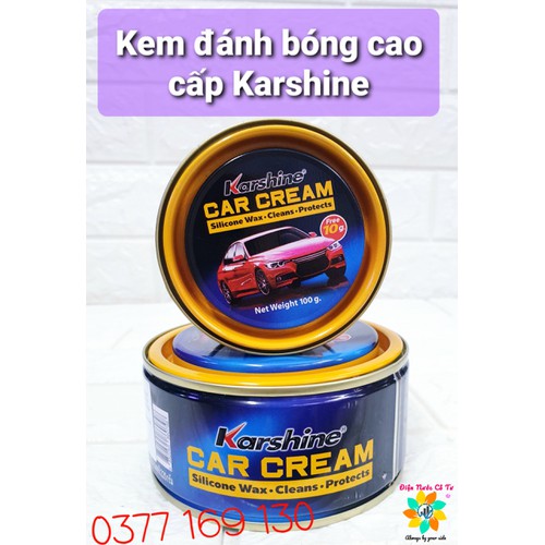 Kem đánh bóng cà na đánh bóng sơn xe Karshine 100g/220g Made in Thái Lan