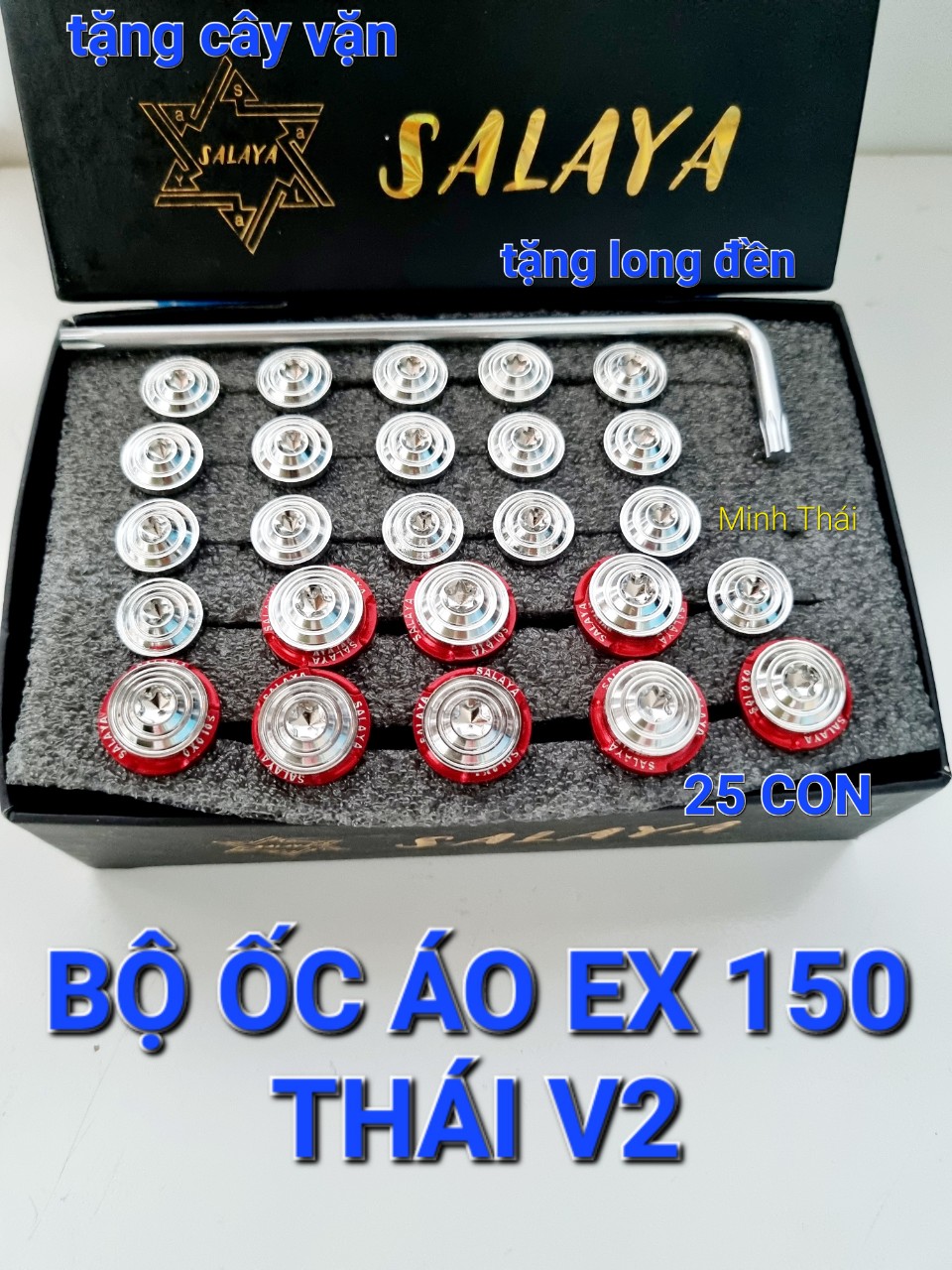 [HCM]bộ ốc áo ex 150 25con