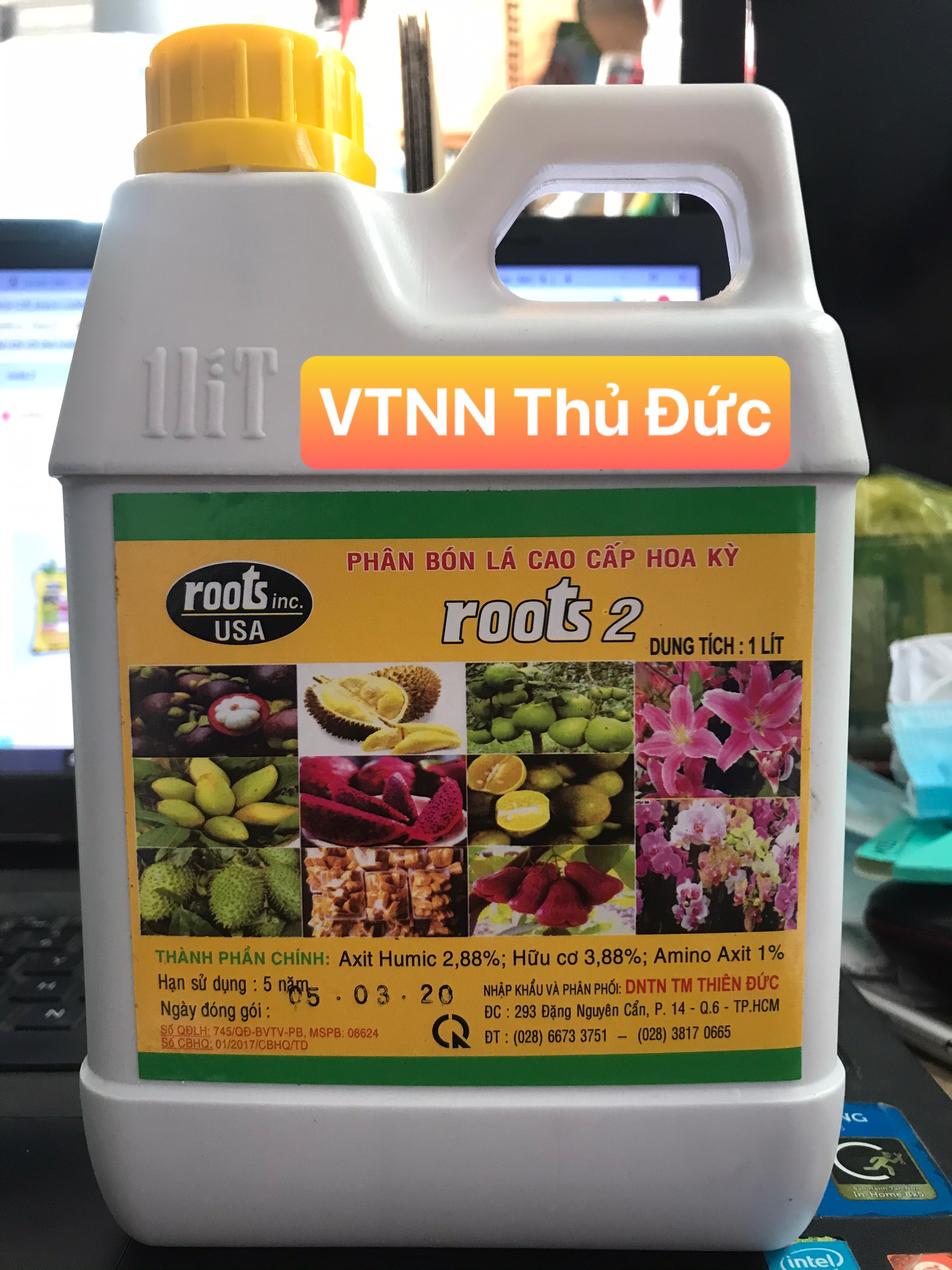 Phân bón lá ROOTS 2 Can 1 lít