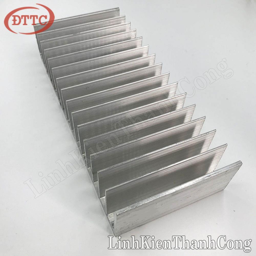 Nhôm Tản Nhiệt 16 Cánh Lớn 230x100x45mm (Thành Dày 4mm)