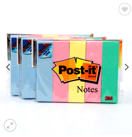 GIẤY NOTE POST IT 3M 5 MÀU
