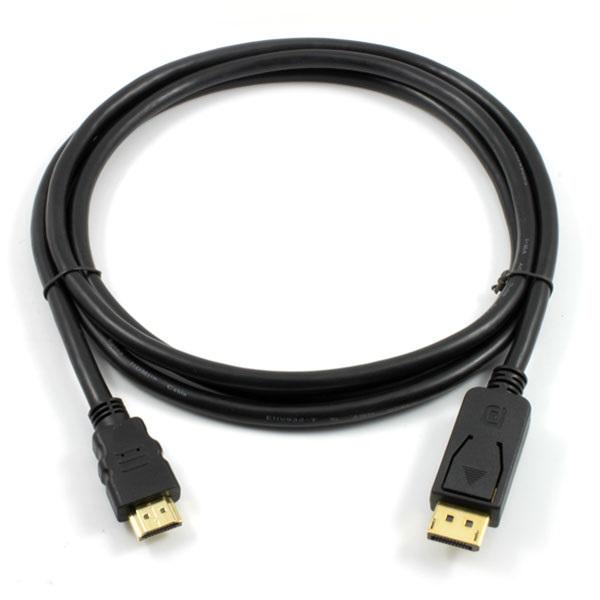 Cáp chuyển tín hiệu displayport sang hdmi 1.8m - cable displayport to hdmi 1,8m