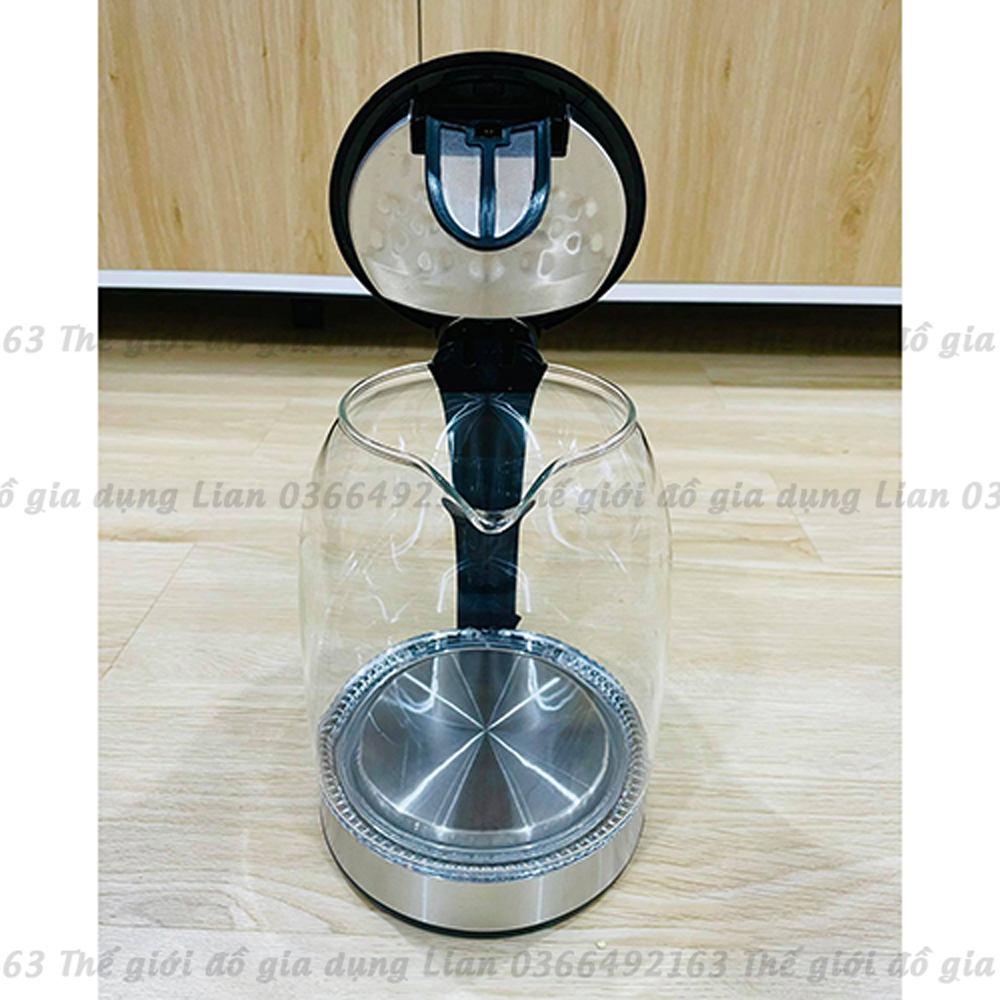 [FREESHIP] Bình đun siêu tốc Lock&Lock thủy tinh 1,7L - Ấm đun siêu tốc Lock&Lock thủy tinh 1.7L