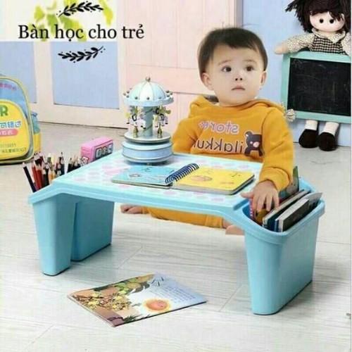 bàn học nhựa có ngăn để đồ cho bé