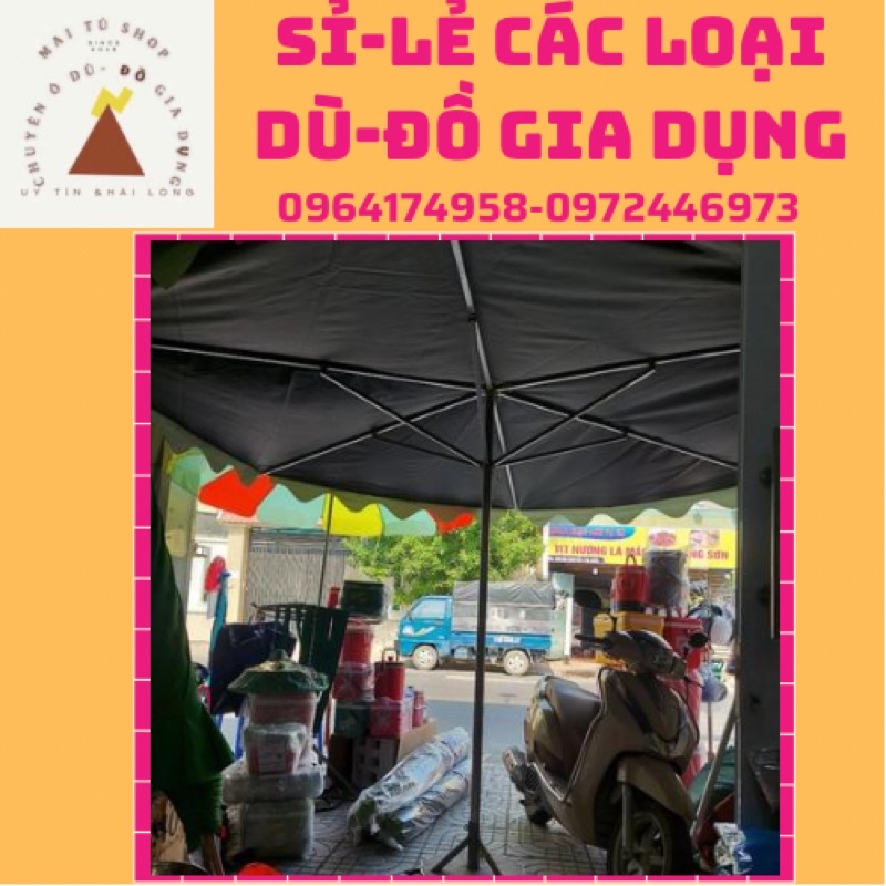 Hoả tốc HCM dù chợ rộng 3met chưa gồm chân đế