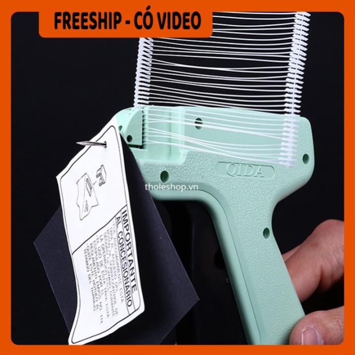 Súng bắn kim 👉BH 1 THÁNG 👈 Thiết bị bấm các loại  nhãn mác vào quần áo, giày dép, an toàn, tiện dụng 8490