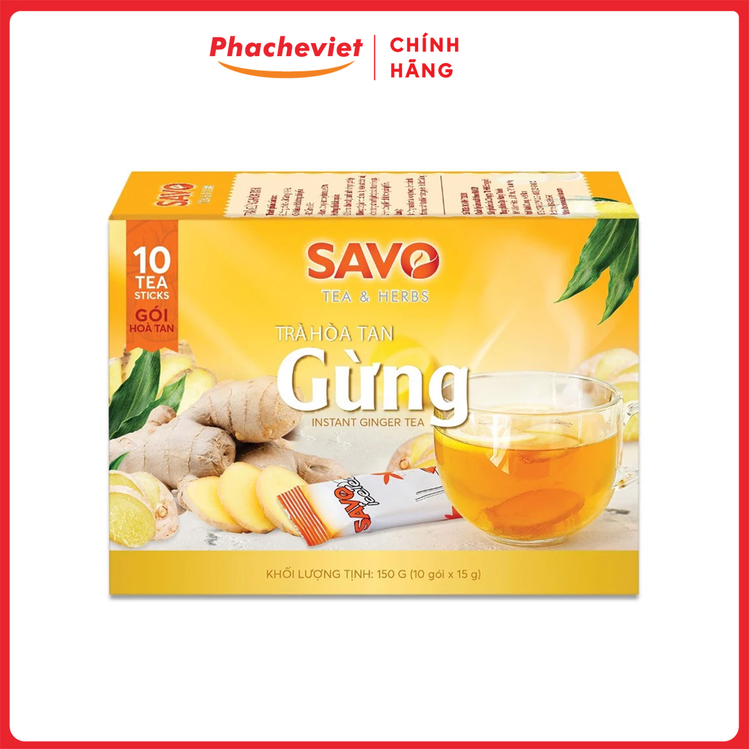 Trà Savo Ice Gừng hòa tan