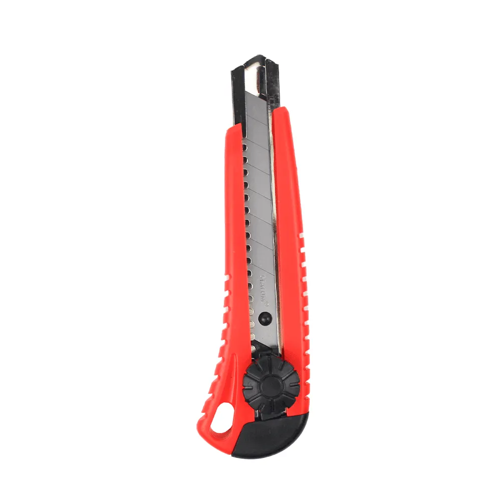 Dao Rọc Giấy Công Nghiệp STACOM Kèm 01 Lưỡi Phụ - Lưỡi  Cỡ Lớn E104 - 18 x 100 x 0.5 mm - Có bán kèm lưỡi thay