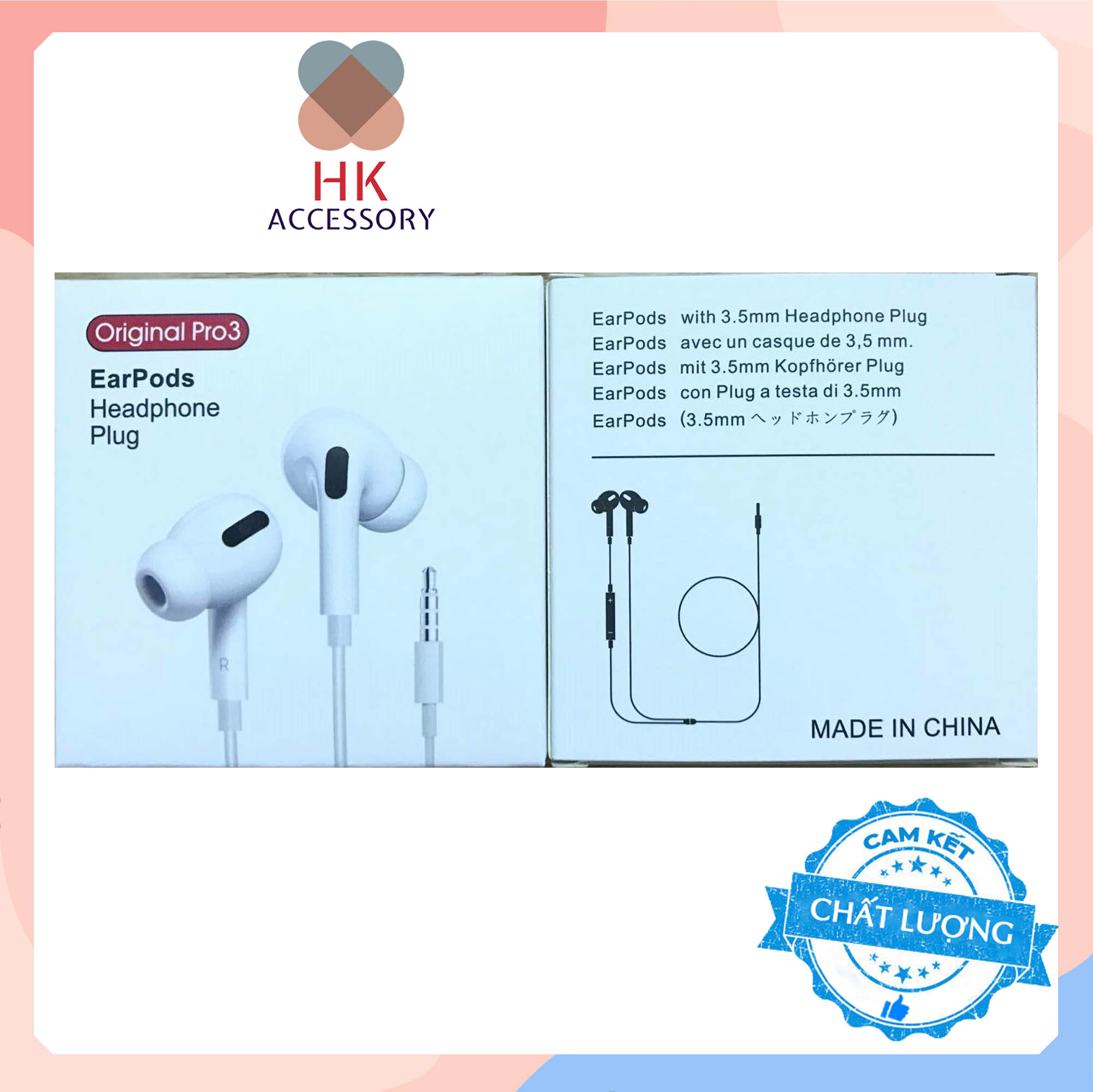 Tai nghe nhét tai Original Pro3 Chất lượng cao