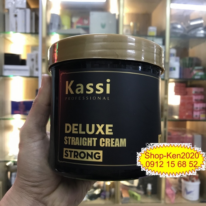 Kem duỗi ép tóc Kassi Deluxe 1000ml x2