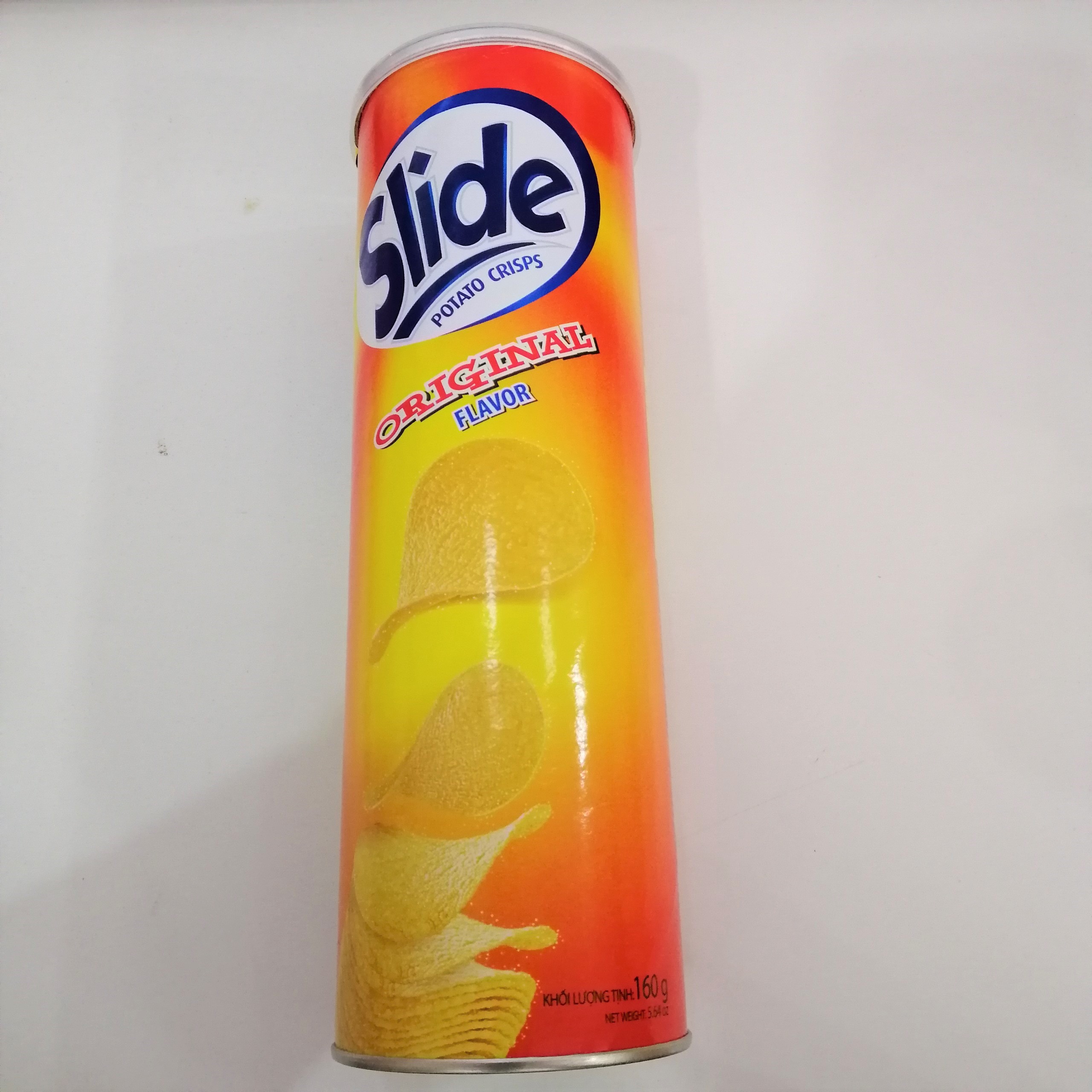 Snack Khoai Tây Slide Vị Tự Nhiên (Lon 145g)