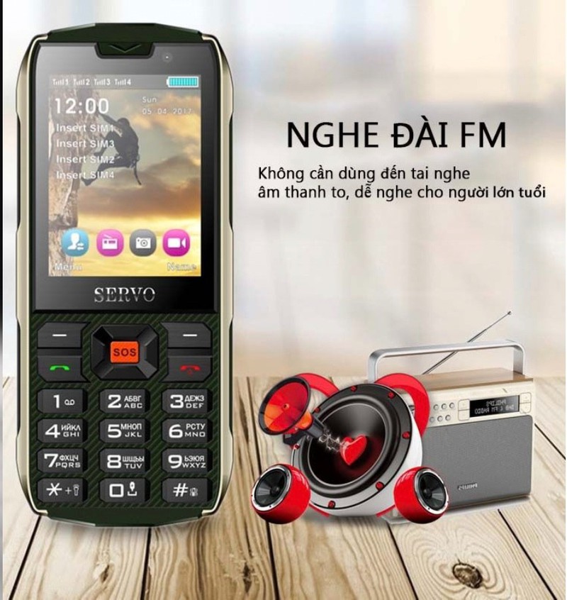 Smart1688 - ĐIỆN THOẠI SERVO 4 SIM 4 SÓNG