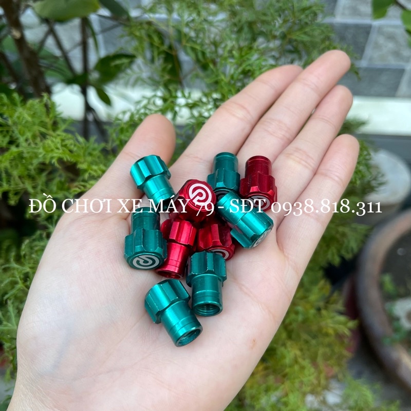 Van vòi brembo nhôm cnc -đỏ