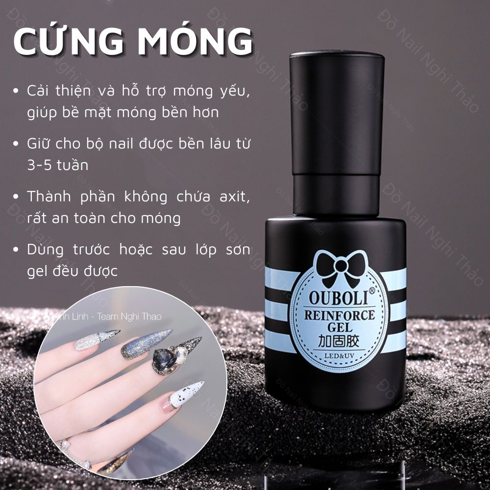 Base top cứng móng OUBOLI chính hãng 20ml
