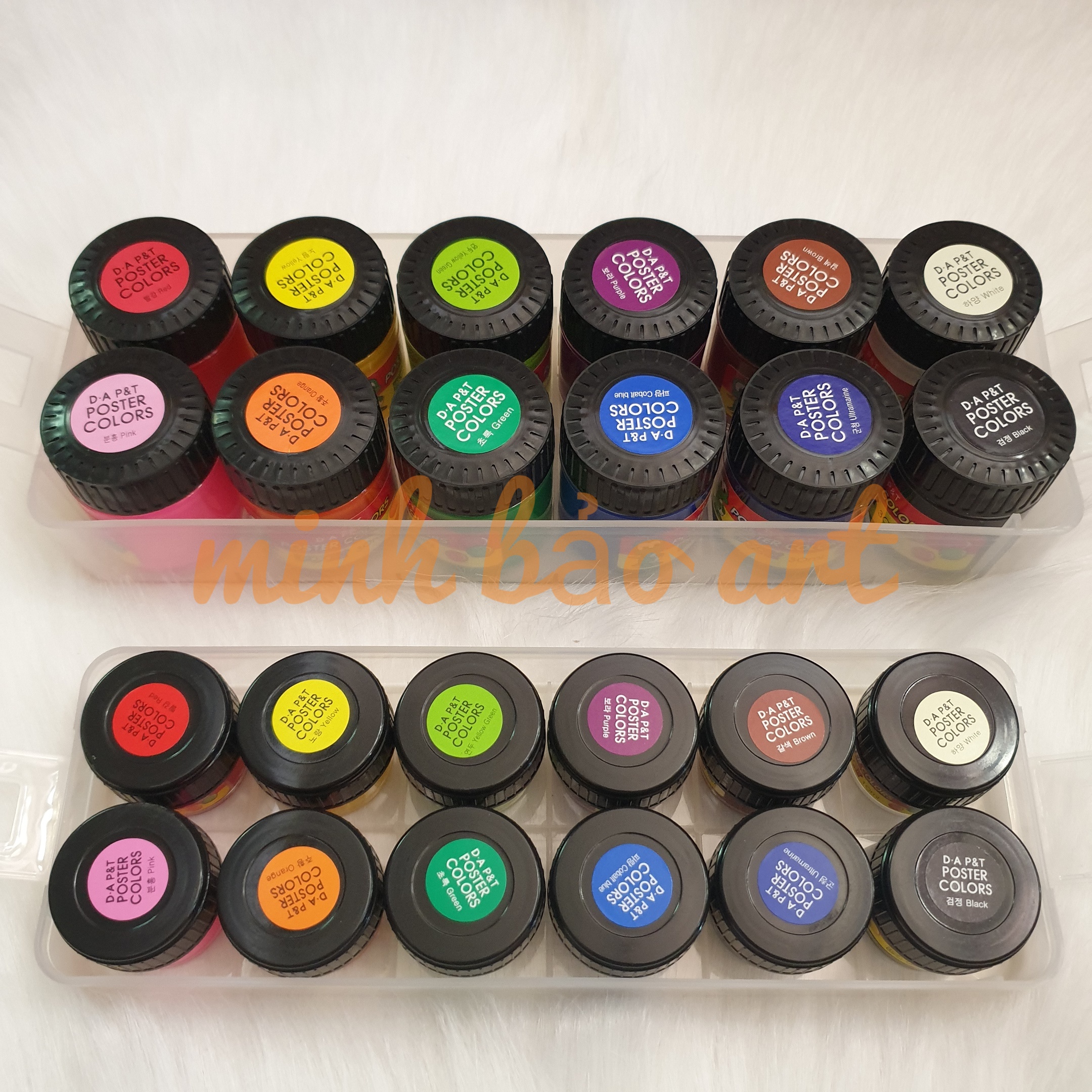 [HCM]MÀU BỘ POSTER DOOLY 10 ML / 30 ML (HÃNG D.A P&T - MÀU HÀN QUỐC)
