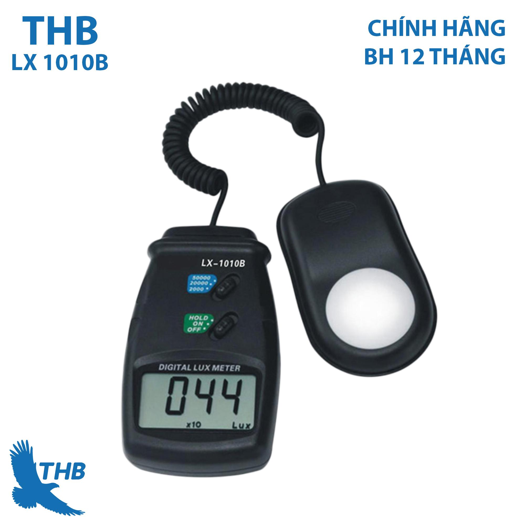 Máy đo cường độ ánh sáng  LX 1010B (Ghi đen/ ghi đỏ )