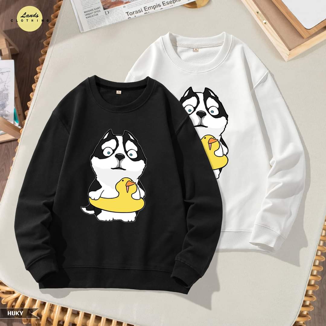 [FREESHIP] ÁO SWEATER ĐÔI IN HÌNH CUTE