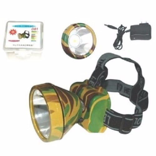 Đen pin đội đầu sạc điện 1 đèn LED GP-506 - đèn led đội đầu siêu tiết kiệm điện