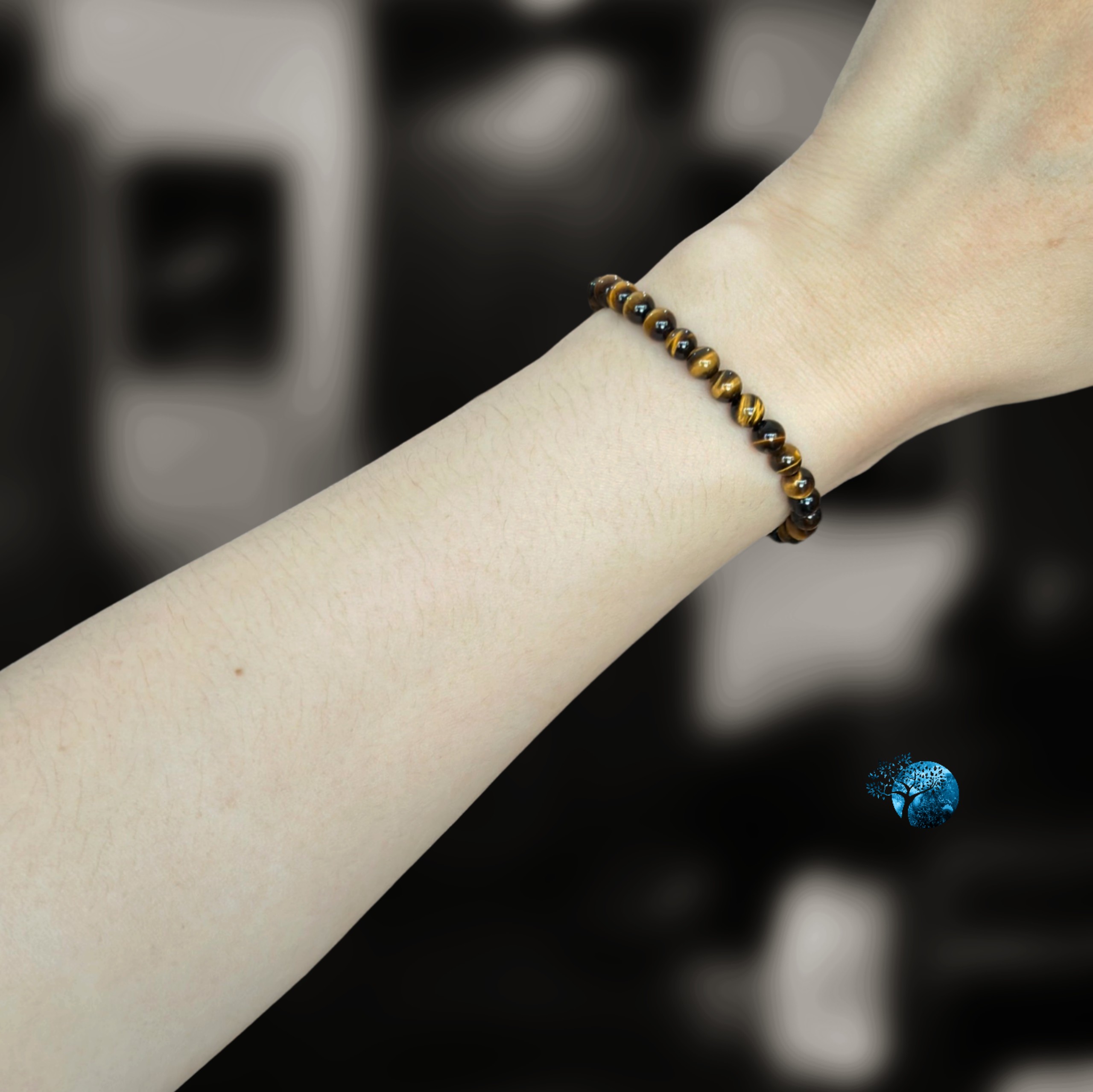 Vòng tay đá mắt hổ 4.5mm